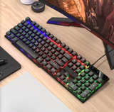 RGB Gaming Keyboard 100% Full Size - Black/White | BRAND NEW